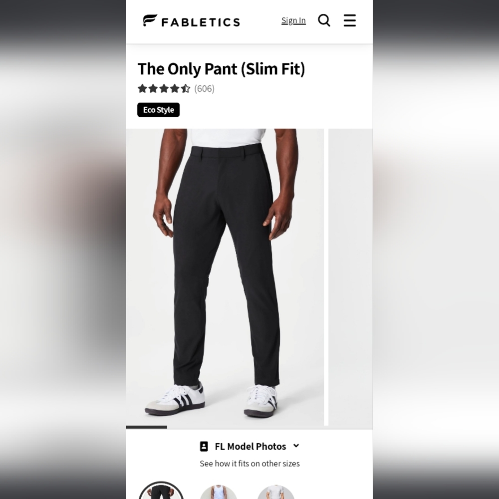 Fabletics the only pants slim fit